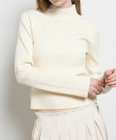 LANVIN en Bleu / ランバン オン ブルー ニット・セーター | ランダムリブハイネックニット