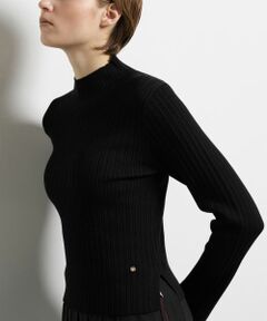 LANVIN en Bleu / ランバン オン ブルー ニット・セーター | ランダムリブハイネックニット