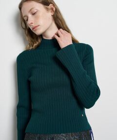 LANVIN en Bleu / ランバン オン ブルー ニット・セーター | ランダムリブハイネックニット