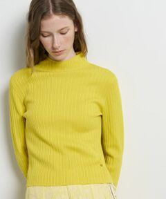 LANVIN en Bleu / ランバン オン ブルー ニット・セーター | ランダムリブハイネックニット