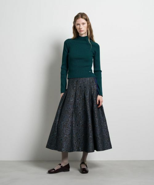 LANVIN en Bleu / ランバン オン ブルー ニット・セーター | ランダムリブハイネックニット | 詳細1