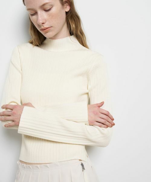 LANVIN en Bleu / ランバン オン ブルー ニット・セーター | ランダムリブハイネックニット | 詳細23