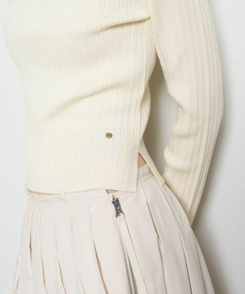 LANVIN en Bleu / ランバン オン ブルー ニット・セーター | ランダムリブハイネックニット | 詳細24