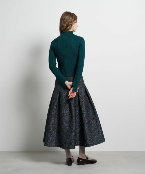 LANVIN en Bleu / ランバン オン ブルー ニット・セーター | ランダムリブハイネックニット | 詳細3