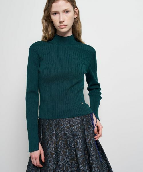 LANVIN en Bleu / ランバン オン ブルー ニット・セーター | ランダムリブハイネックニット | 詳細4