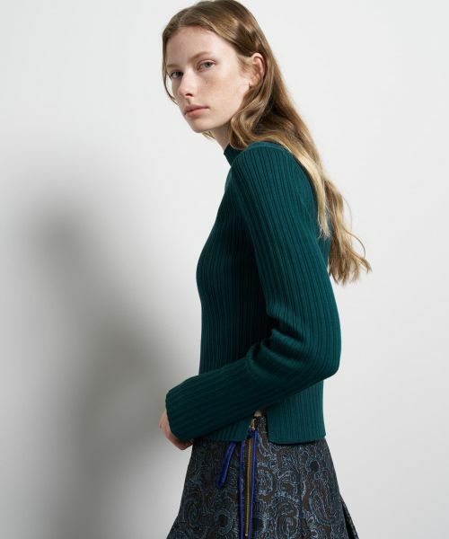 LANVIN en Bleu / ランバン オン ブルー ニット・セーター | ランダムリブハイネックニット | 詳細5