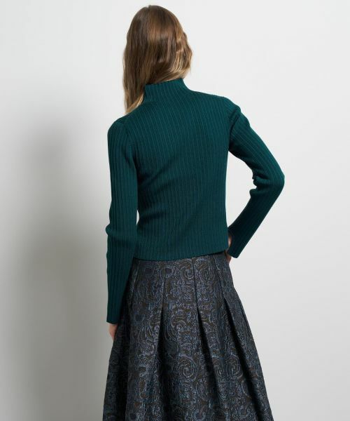 LANVIN en Bleu / ランバン オン ブルー ニット・セーター | ランダムリブハイネックニット | 詳細6