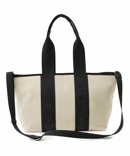 LANVIN en Bleu / ランバン オン ブルー その他小物 | ロゴテープワイドトートバッグ | 詳細13