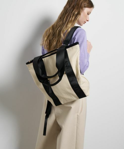 LANVIN en Bleu / ランバン オン ブルー その他小物 | ロゴテープ2wayリュック | 詳細10