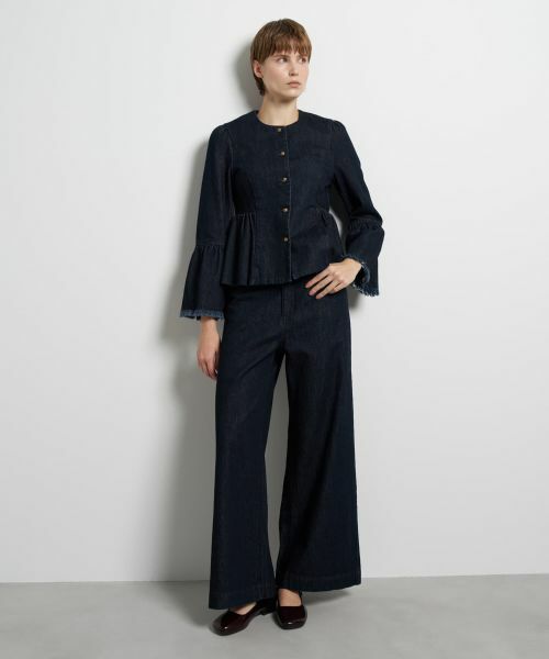 LANVIN en Bleu / ランバン オン ブルー テーラードジャケット | デニムペプラムジャケット | 詳細7