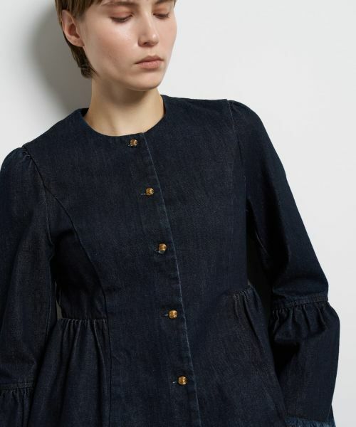 LANVIN en Bleu / ランバン オン ブルー テーラードジャケット | デニムペプラムジャケット | 詳細8