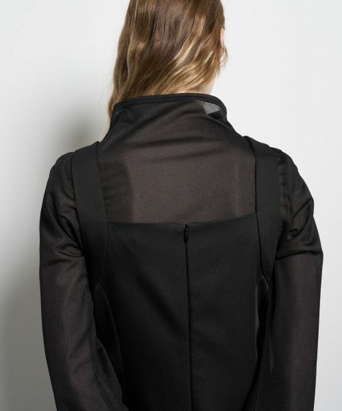 LANVIN en Bleu / ランバン オン ブルー ドレス | マットサテンフレアワンピース | 詳細13