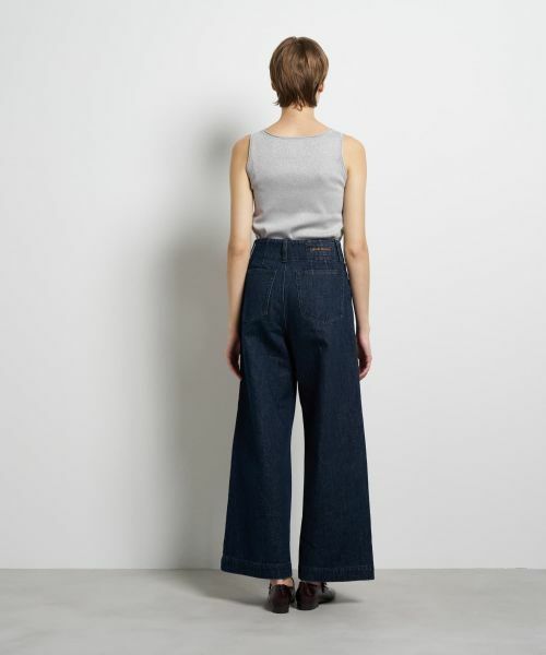 LANVIN en Bleu / ランバン オン ブルー その他パンツ | デニムワイドパンツ | 詳細3