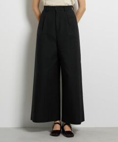 LANVIN en Bleu / ランバン オン ブルー その他パンツ | コットンギャバワイドパンツ