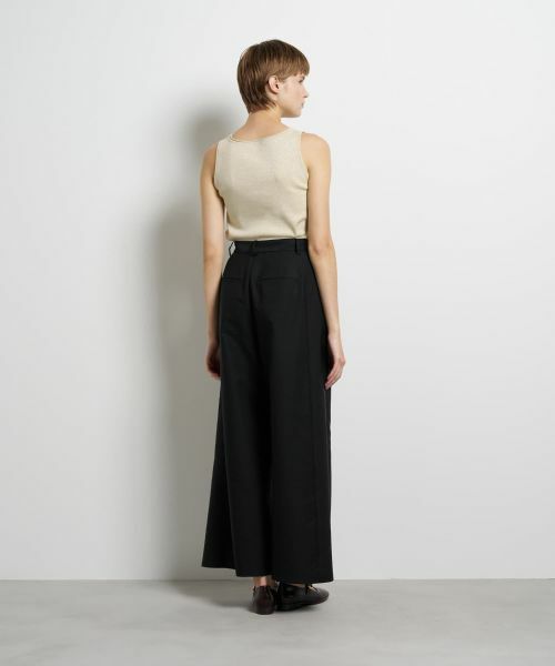 LANVIN en Bleu / ランバン オン ブルー その他パンツ | コットンギャバワイドパンツ | 詳細11