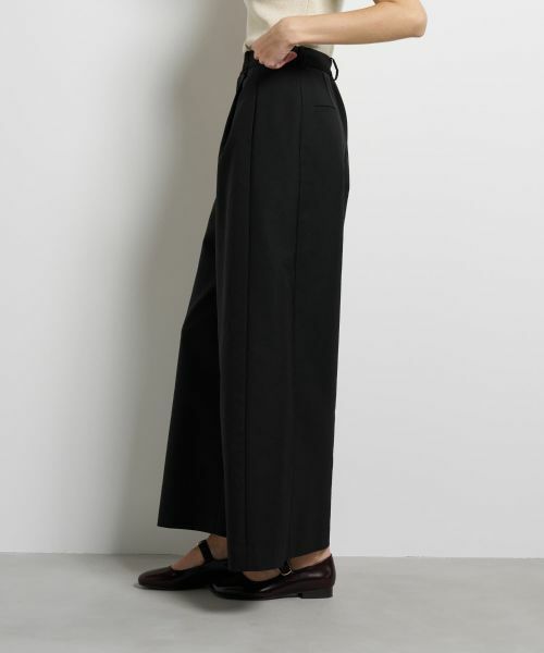 LANVIN en Bleu / ランバン オン ブルー その他パンツ | コットンギャバワイドパンツ | 詳細13