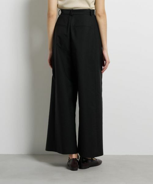 LANVIN en Bleu / ランバン オン ブルー その他パンツ | コットンギャバワイドパンツ | 詳細14