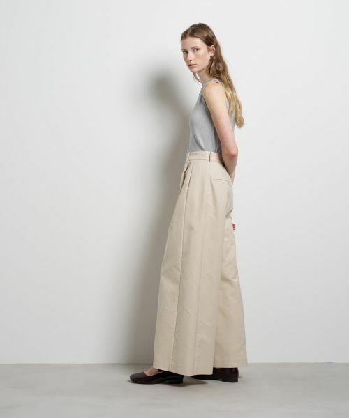 LANVIN en Bleu / ランバン オン ブルー その他パンツ | コットンギャバワイドパンツ | 詳細2