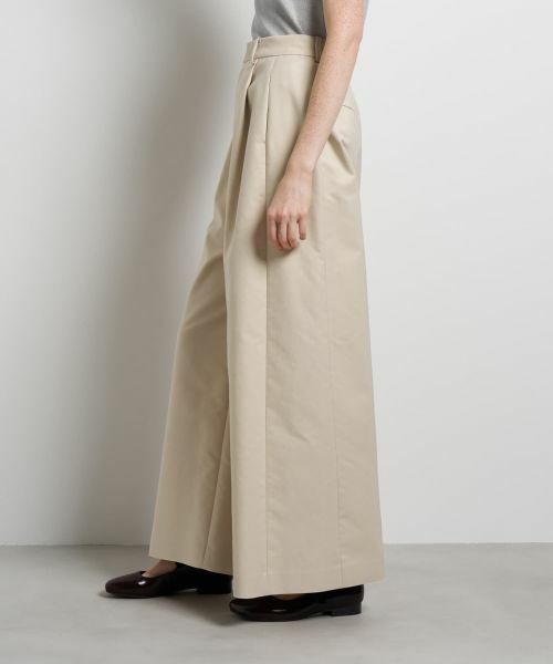 LANVIN en Bleu / ランバン オン ブルー その他パンツ | コットンギャバワイドパンツ | 詳細5