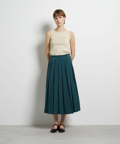 LANVIN en Bleu / ランバン オン ブルー ロング・マキシ丈スカート | タイプライタープリーツスカート | 詳細1