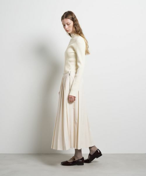 LANVIN en Bleu / ランバン オン ブルー ロング・マキシ丈スカート | タイプライタープリーツスカート | 詳細10