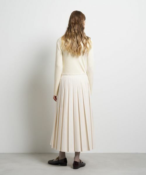 LANVIN en Bleu / ランバン オン ブルー ロング・マキシ丈スカート | タイプライタープリーツスカート | 詳細11