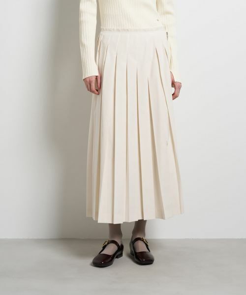 LANVIN en Bleu / ランバン オン ブルー ロング・マキシ丈スカート | タイプライタープリーツスカート | 詳細12