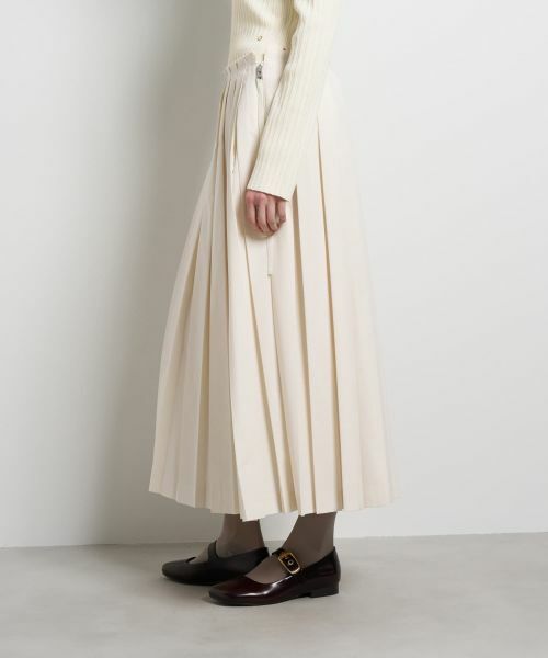 LANVIN en Bleu / ランバン オン ブルー ロング・マキシ丈スカート | タイプライタープリーツスカート | 詳細13