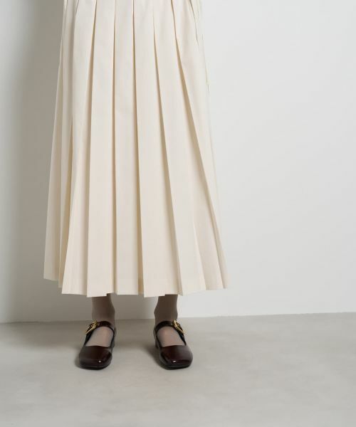 LANVIN en Bleu / ランバン オン ブルー ロング・マキシ丈スカート | タイプライタープリーツスカート | 詳細16