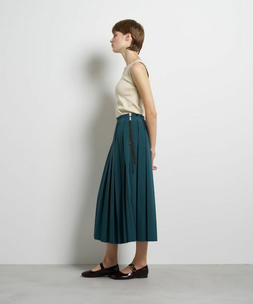 LANVIN en Bleu / ランバン オン ブルー ロング・マキシ丈スカート | タイプライタープリーツスカート | 詳細2