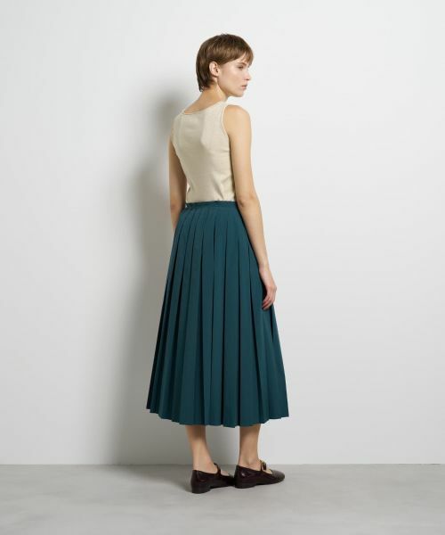 LANVIN en Bleu / ランバン オン ブルー ロング・マキシ丈スカート | タイプライタープリーツスカート | 詳細3