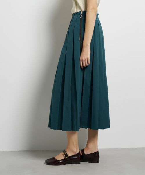 LANVIN en Bleu / ランバン オン ブルー ロング・マキシ丈スカート | タイプライタープリーツスカート | 詳細5