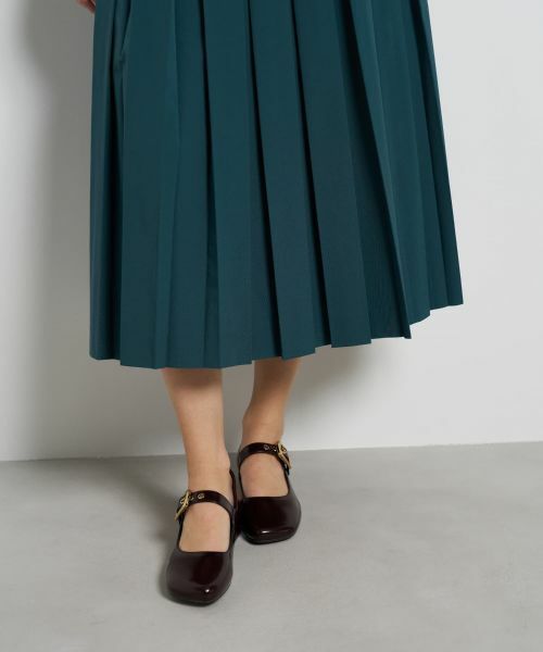 LANVIN en Bleu / ランバン オン ブルー ロング・マキシ丈スカート | タイプライタープリーツスカート | 詳細8