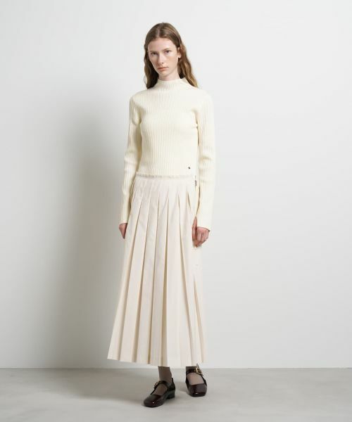 LANVIN en Bleu / ランバン オン ブルー ロング・マキシ丈スカート | タイプライタープリーツスカート | 詳細9