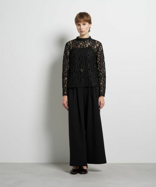 LANVIN en Bleu / ランバン オン ブルー シャツ・ブラウス | フラワーチュールブラウス | 詳細10