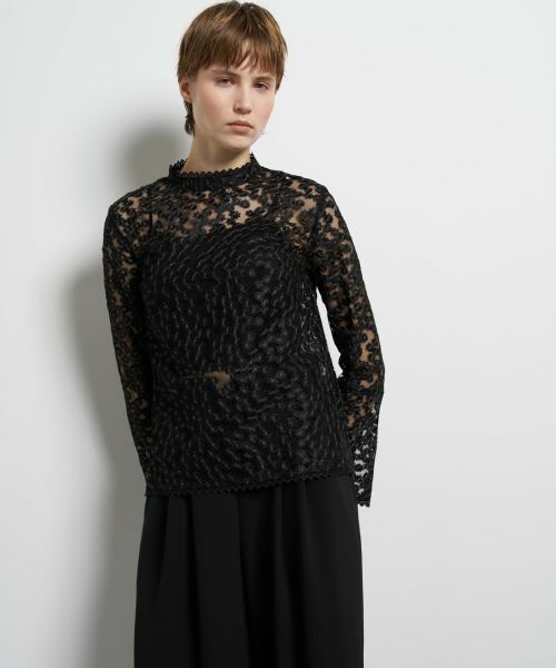 LANVIN en Bleu / ランバン オン ブルー シャツ・ブラウス | フラワーチュールブラウス | 詳細13