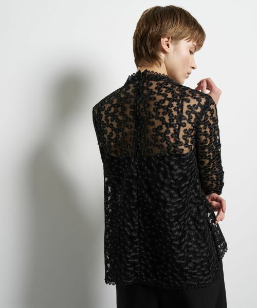 LANVIN en Bleu / ランバン オン ブルー シャツ・ブラウス | フラワーチュールブラウス | 詳細15