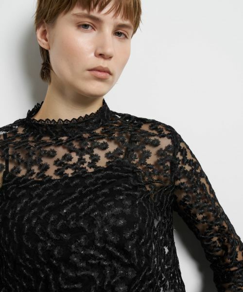 LANVIN en Bleu / ランバン オン ブルー シャツ・ブラウス | フラワーチュールブラウス | 詳細16