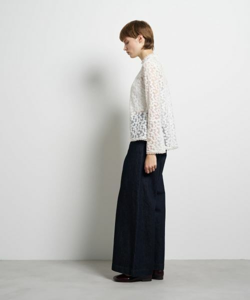 LANVIN en Bleu / ランバン オン ブルー シャツ・ブラウス | フラワーチュールブラウス | 詳細2