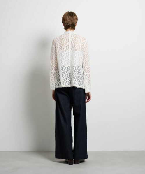 LANVIN en Bleu / ランバン オン ブルー シャツ・ブラウス | フラワーチュールブラウス | 詳細3