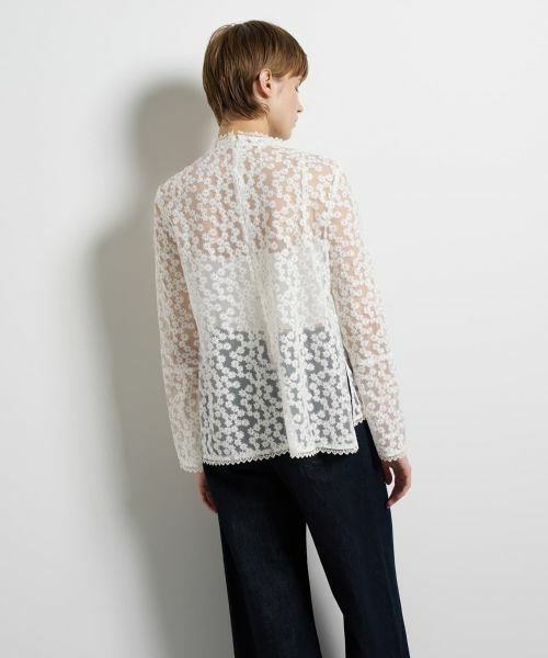 LANVIN en Bleu / ランバン オン ブルー シャツ・ブラウス | フラワーチュールブラウス | 詳細6