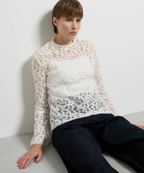 LANVIN en Bleu / ランバン オン ブルー シャツ・ブラウス | フラワーチュールブラウス | 詳細9