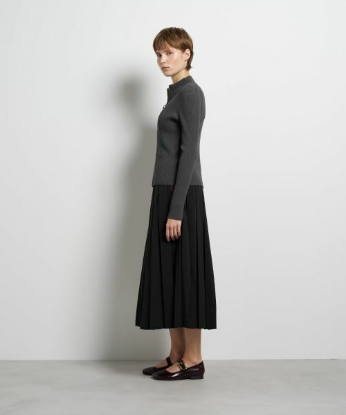 LANVIN en Bleu / ランバン オン ブルー カーディガン・ボレロ | ラメジップアップリブニット | 詳細10