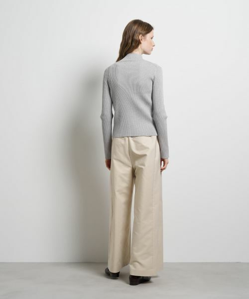 LANVIN en Bleu / ランバン オン ブルー カーディガン・ボレロ | ラメジップアップリブニット | 詳細3