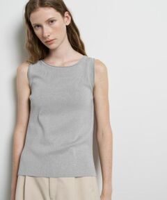 LANVIN en Bleu / ランバン オン ブルー ニット・セーター | ラメノースリーブニット