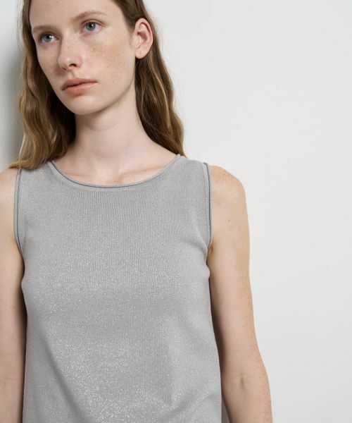 LANVIN en Bleu / ランバン オン ブルー ニット・セーター | ラメノースリーブニット | 詳細15