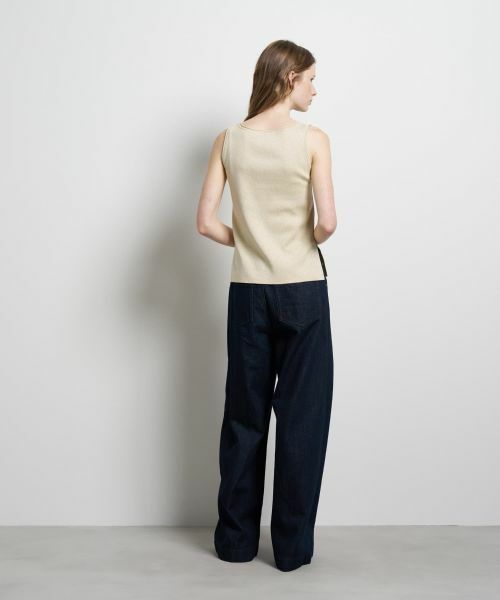 LANVIN en Bleu / ランバン オン ブルー ニット・セーター | ラメノースリーブニット | 詳細3