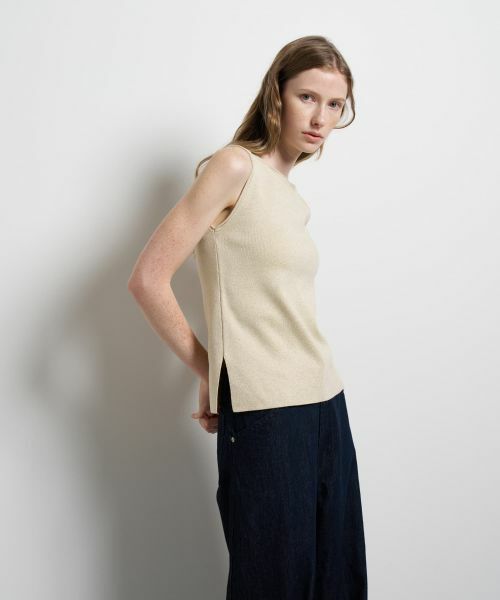 LANVIN en Bleu / ランバン オン ブルー ニット・セーター | ラメノースリーブニット | 詳細4