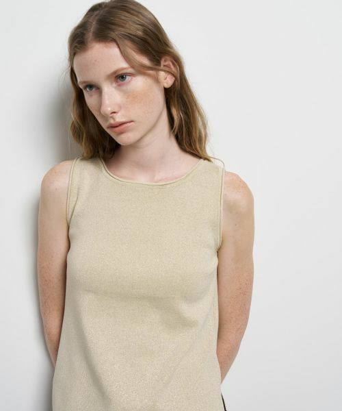 LANVIN en Bleu / ランバン オン ブルー ニット・セーター | ラメノースリーブニット | 詳細7