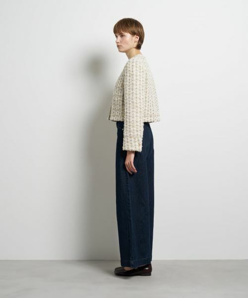 LANVIN en Bleu / ランバン オン ブルー テーラードジャケット | リボンヤーンツイードジャケット | 詳細10